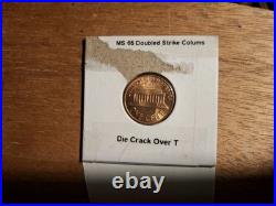 1959 lincoln cent Very Rare Ms65 With Double Collums Reverse And All Steps