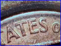 1959 lincoln cent Very Rare Ms65 With Double Collums Reverse And All Steps