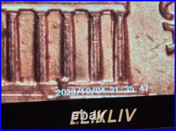 1959 lincoln cent Very Rare Ms65 With Double Collums Reverse And All Steps