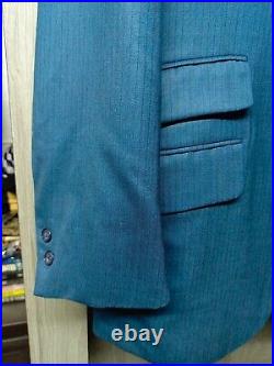 1960s vintage handtailored bespoke classic all worsted USA Union Made suit 42L