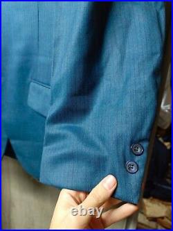 1960s vintage handtailored bespoke classic all worsted USA Union Made suit 42L