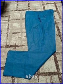 1960s vintage handtailored bespoke classic all worsted USA Union Made suit 42L