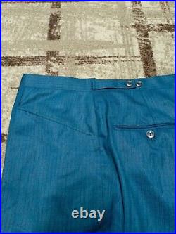 1960s vintage handtailored bespoke classic all worsted USA Union Made suit 42L