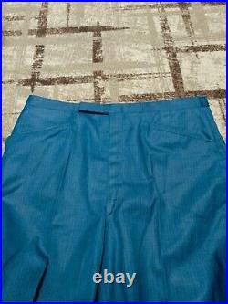 1960s vintage handtailored bespoke classic all worsted USA Union Made suit 42L