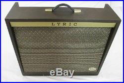 1962 Magnatone 262/Lyric 660 2x12 Combo withPitch Shifting Vibrato All Original