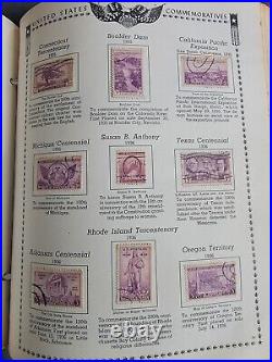 1965 Minkus The All American U. S. Stamp Album 1847-1964 with over 250 Stamps