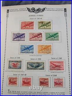 1965 Minkus The All American U. S. Stamp Album 1847-1964 with over 250 Stamps