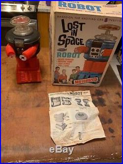 1966 Remco Lost In Space Robot all original in box Instructions Red And Black