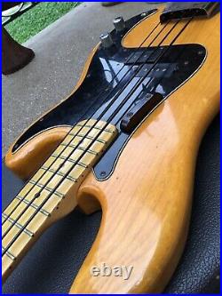 1976 Fender Precision USA Vintage Fullerton P-Bass All Original with Case