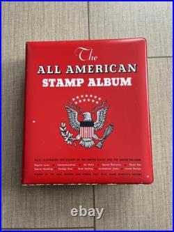 1977 Minkus The All American U. S. Stamp Album 1847-1986 1,300+ STAMPS INCLUDED