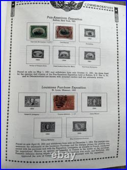 1977 Minkus The All American U. S. Stamp Album 1847-1986 1,300+ STAMPS INCLUDED