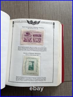 1977 Minkus The All American U. S. Stamp Album 1847-1986 1,300+ STAMPS INCLUDED