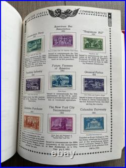 1977 Minkus The All American U. S. Stamp Album 1847-1986 1,300+ STAMPS INCLUDED
