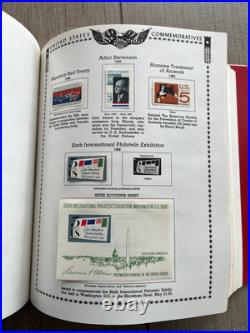 1977 Minkus The All American U. S. Stamp Album 1847-1986 1,300+ STAMPS INCLUDED
