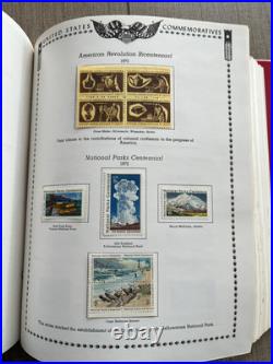 1977 Minkus The All American U. S. Stamp Album 1847-1986 1,300+ STAMPS INCLUDED