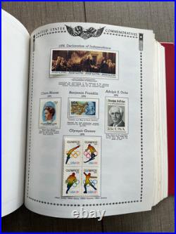1977 Minkus The All American U. S. Stamp Album 1847-1986 1,300+ STAMPS INCLUDED