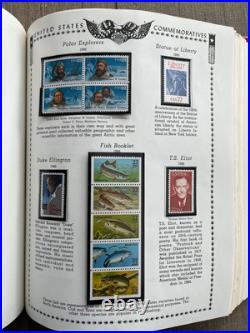 1977 Minkus The All American U. S. Stamp Album 1847-1986 1,300+ STAMPS INCLUDED