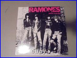 1977 Ramones Rocket To Russia Album Autographed By All 4 Original Artist, Joey, Jo