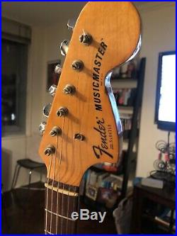 1978 Fender Musicmaster Guitar-all Original With OHSC Vintage Birdseye Maple Wow