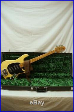 1979 Olympic White Music Man Sabre Bass All Original with Hardshell Case