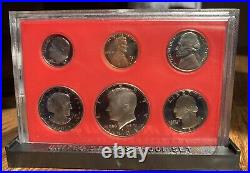 1981 S Proof Set Type 2 all Six COINS Bulbous Serif S Mark US Mint United States