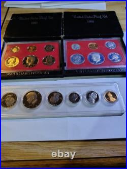 1981-S Type 1 Set And Type 2 Set, And One Mixed Set All Proofs