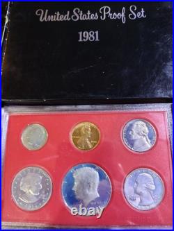 1981-S Type 1 Set And Type 2 Set, And One Mixed Set All Proofs