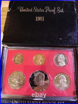 1981-S Type 1 Set And Type 2 Set, And One Mixed Set All Proofs