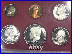 1981 S Type 2 United States Proof Set All 6 Coins Clear S Mintmarks