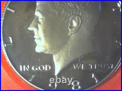 1981 S Type 2 United States Proof Set All 6 Coins Clear S Mintmarks