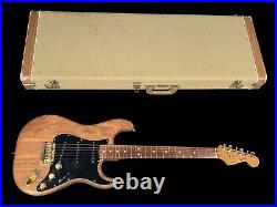 1982 FENDER STRATOCASTER THE STRAT ALL WALNUT w GOLD-PLATED HARDWARE