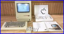 1984 APPLE MACINTOSH 128K 1st MAC Model M0001 + PICASSO KIT! All WORKING! NICE