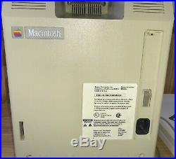 1984 APPLE MACINTOSH 128K 1st MAC Model M0001 + PICASSO KIT! All WORKING! NICE