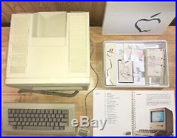 1984 APPLE MACINTOSH 128K 1st MAC Model M0001 + PICASSO KIT! All WORKING! NICE