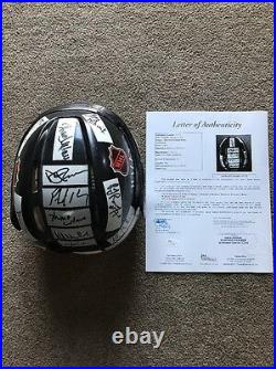 1988 NHL All Stars Autograph Signed Full Size Helmet 11 HOF Lemieux Roy Howe JSA