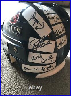 1988 NHL All Stars Autograph Signed Full Size Helmet 11 HOF Lemieux Roy Howe JSA