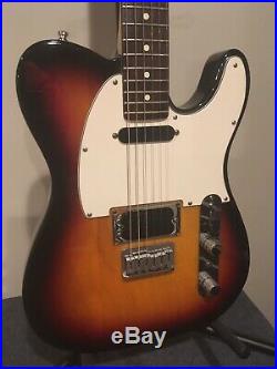 1990 Fender Telecaster Plus Guitar Sunburst All Original withFender Case-Lace PUs
