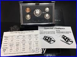 1992-1998 US Mint Premier Silver Proofs (OGP) Complete All 7 Years PRESTINE
