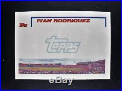 1992 Topps Ivan Rodriguez Texas Rangers NN & NoBio #78 All-Star RC Rookie Card