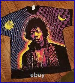 1992 Vintage Jimi Hendrix Winterland All Over Print T-Shirt Winterland XL