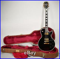 1995 Gibson Les Paul Custom Black Beauty All Original Electric Guitar withOHSC