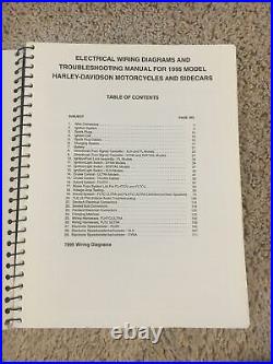 1995 Harley-Davidson Wiring Diagrams And Electrical Troubleshooting Guide All