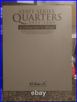 1999 2009 S Proof State Quarters All In Map WithDisplay Holes. All 56 Quarters