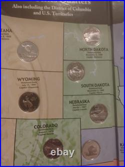 1999 2009 S Proof State Quarters All In Map WithDisplay Holes. All 56 Quarters