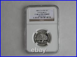 1999 S All 5 Silver State Quarter's Set Proof 69 Ultra Cameo By Ngc