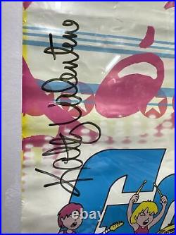 1999 US Tour The GoGos Poster Autographed By All Five, Huja Bros Crucial Comics