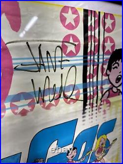 1999 US Tour The GoGos Poster Autographed By All Five, Huja Bros Crucial Comics