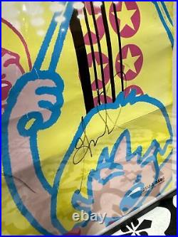 1999 US Tour The GoGos Poster Autographed By All Five, Huja Bros Crucial Comics