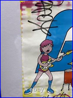 1999 US Tour The GoGos Poster Autographed By All Five, Huja Bros Crucial Comics