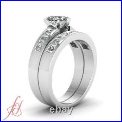 1.75 Ct Heart Shaped FLAWLESS Diamond Engagement Rings And Bands For Women GIA